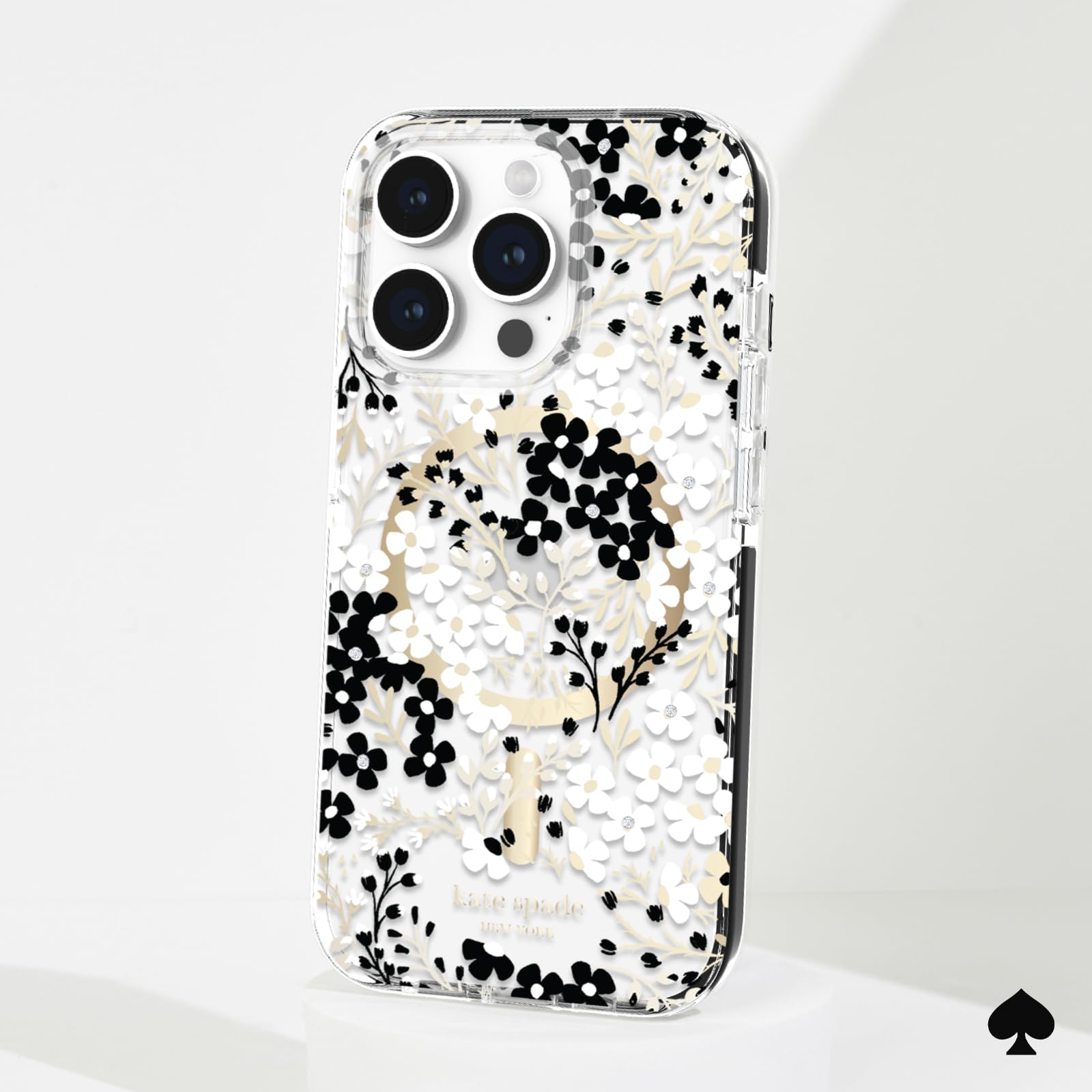 Amazon.com: kate spade new york iPhone 15 Pro Max Case, Compatible