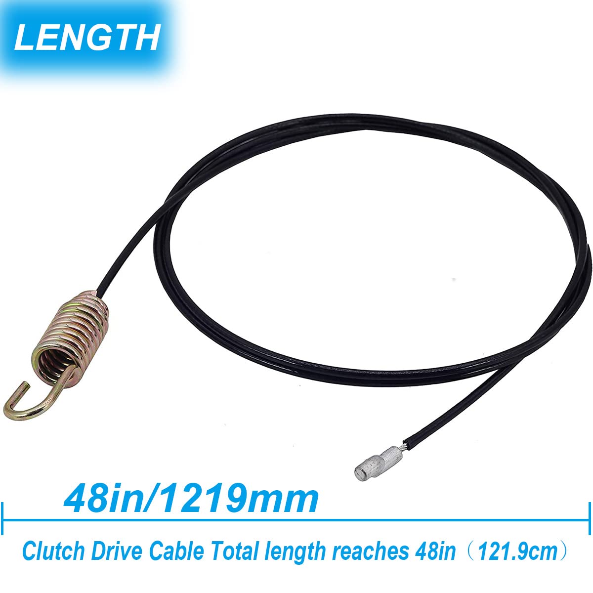 ZAMDOE 746-04230 Cable de transmisión de Embrague para MTD para Cub Cadet para Yard Man Snowblower Snow Thrower 746-04230 746-04230A 946-04230 946-04230A Cable de barrena