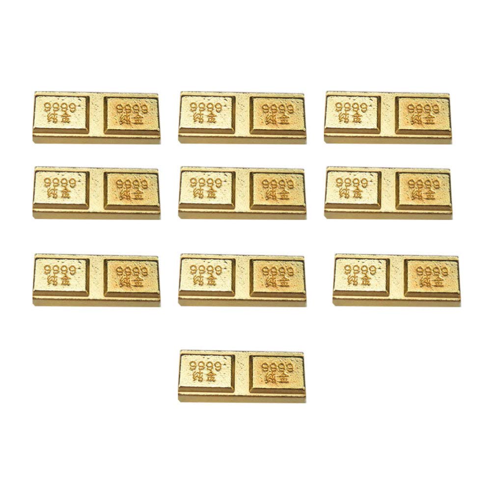 Buy Toddmomy 10pcs Mini Fake Gold Bar Paperweight Gold Bullion