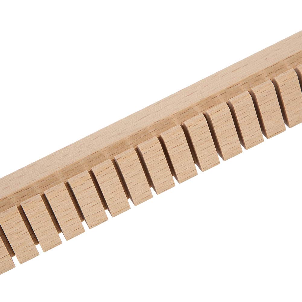 Métier à Tisser en Bois Bricolage Machine à Tisser à la Main en Bois Support Réglable Tapisserie Laine Outil à Tricoter Grand Cadre pour Débutant
