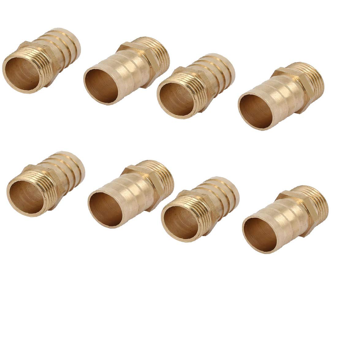 empalme de manguera racor de latón, accesorios de manguera, conectores de accesorios de manguera, g1/2 hilo presentado con un hilo de 19 mm diámetro eficacia confiable de latón tipo barbilla accesorio