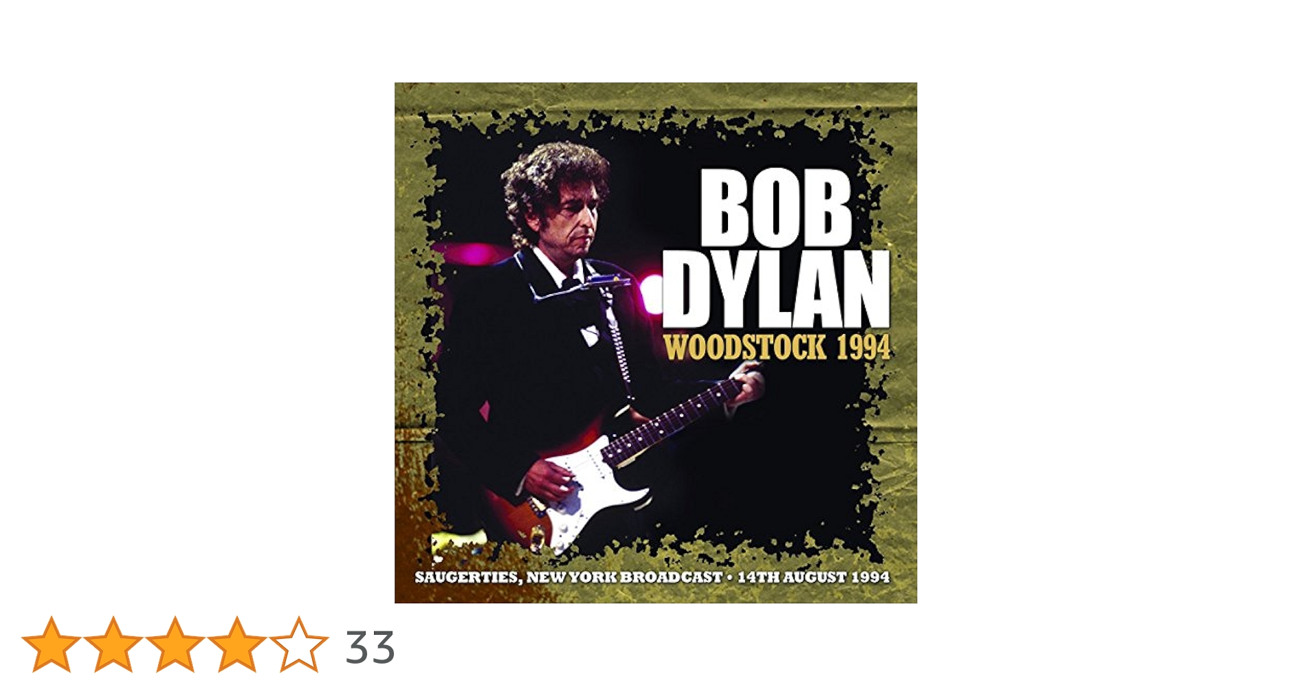 2CD！Bob Dylan / ボブ・ディラン / Woodstock 1994 Bob Dylan – Woodstock '94 – CD (Unofficial Release), 1995