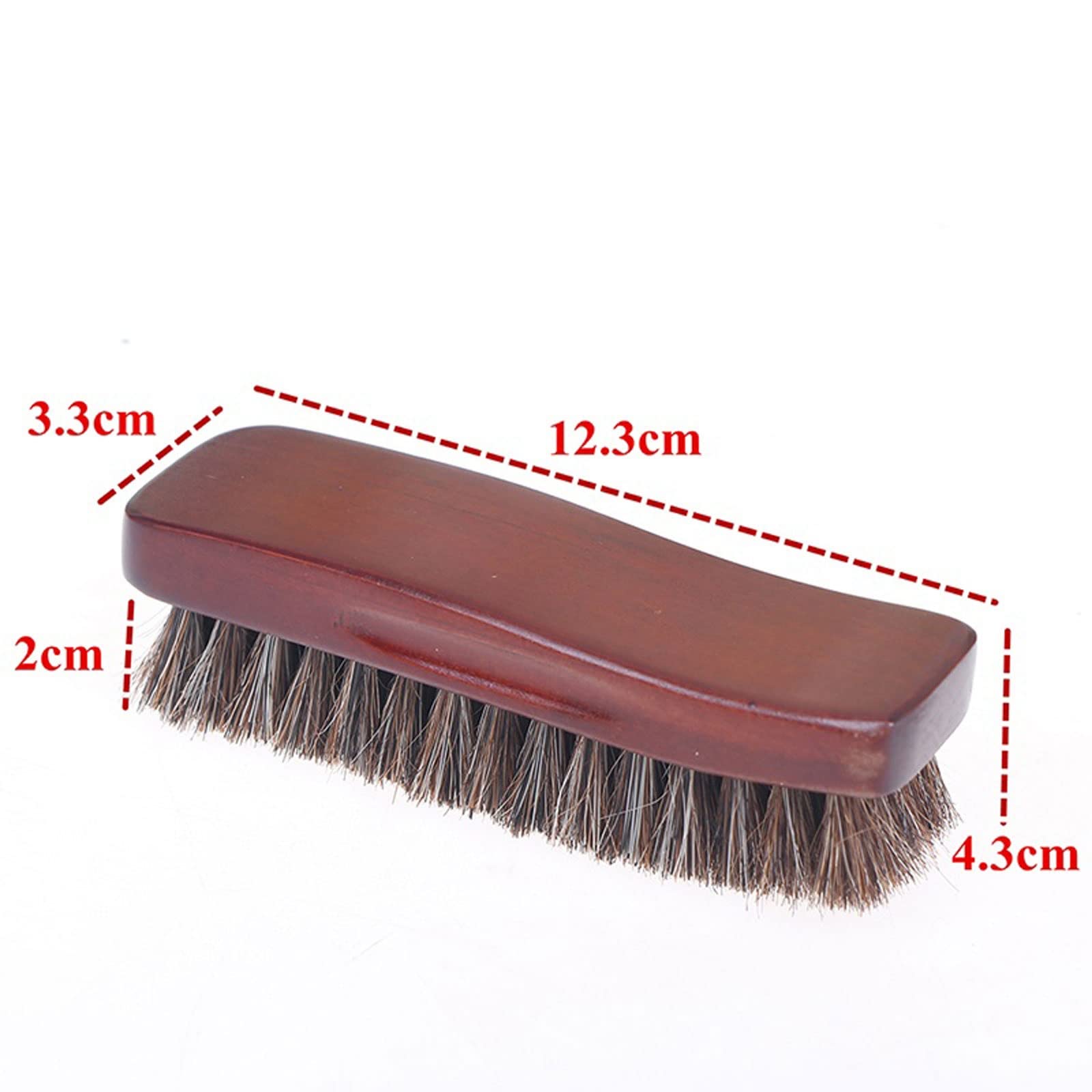 QUNINE Cepillo de Limpieza de Madera Natural para Zapatos, Cepillo para Botas, Cuidado, Limpieza, Brillo, Cepillo para pulir