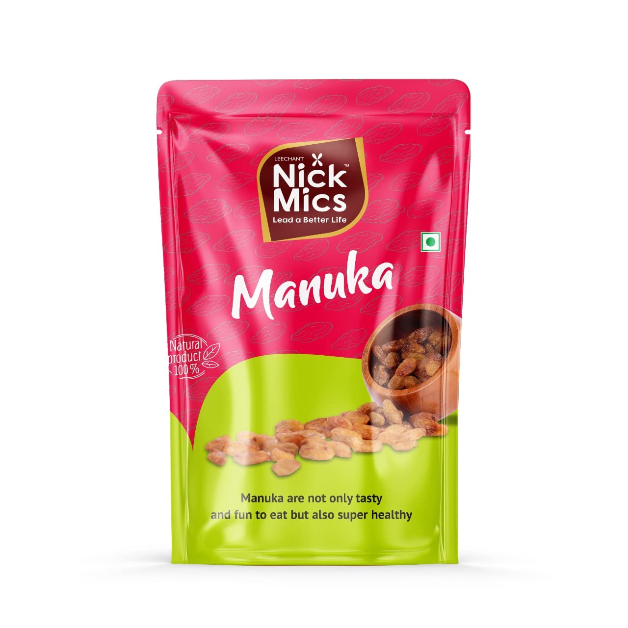 Nickmics Premium Manuka & Kismis Blend - 250g | Dry Fruits & Nuts | Natural Sun-Dried Kishmish | Healthy & Sweet Snack | Energy Booster Rich in Iron & Nutrition