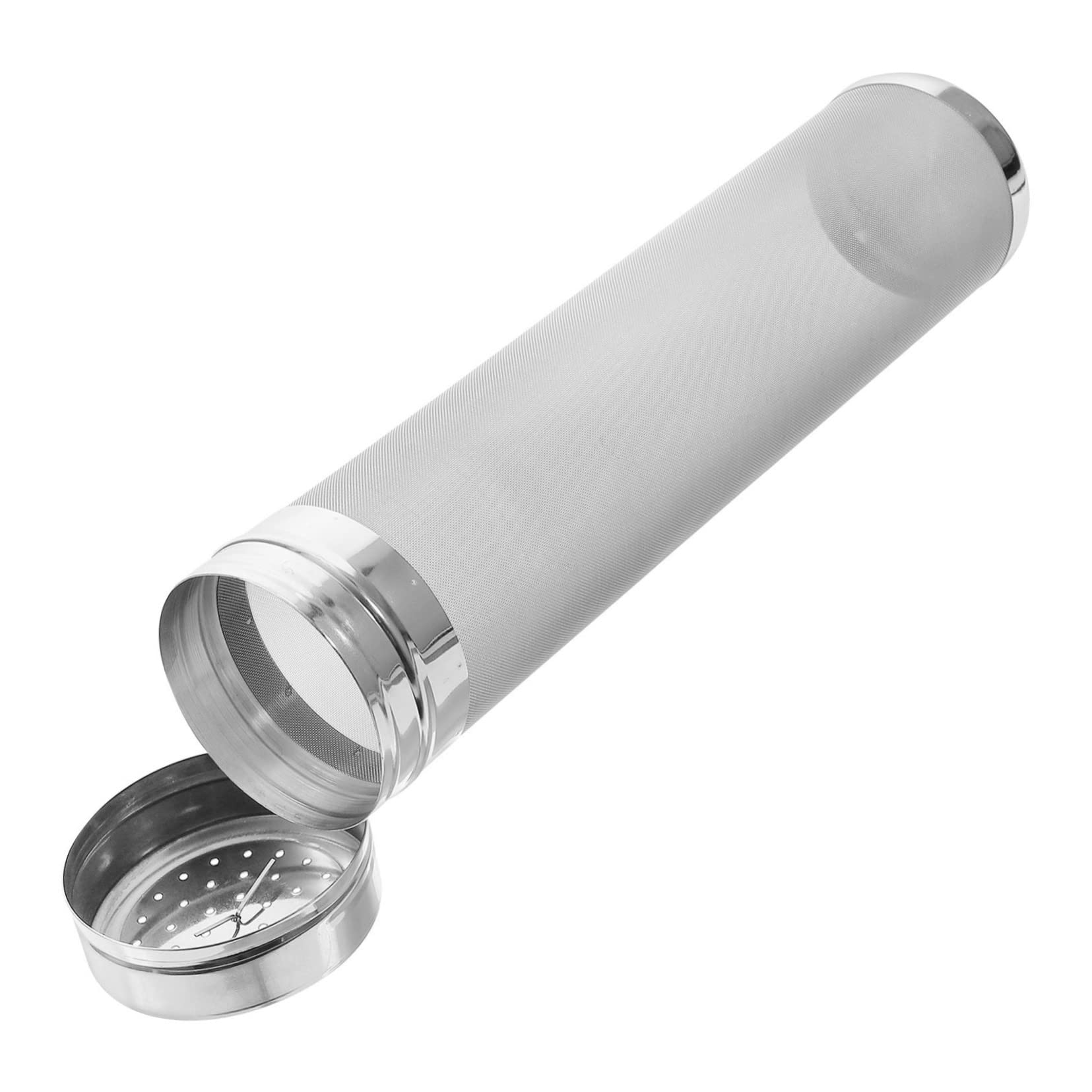 Cabilock Stainless Steel Strainer Hop Filtering Tool Mesh Tube for Brewing Beer