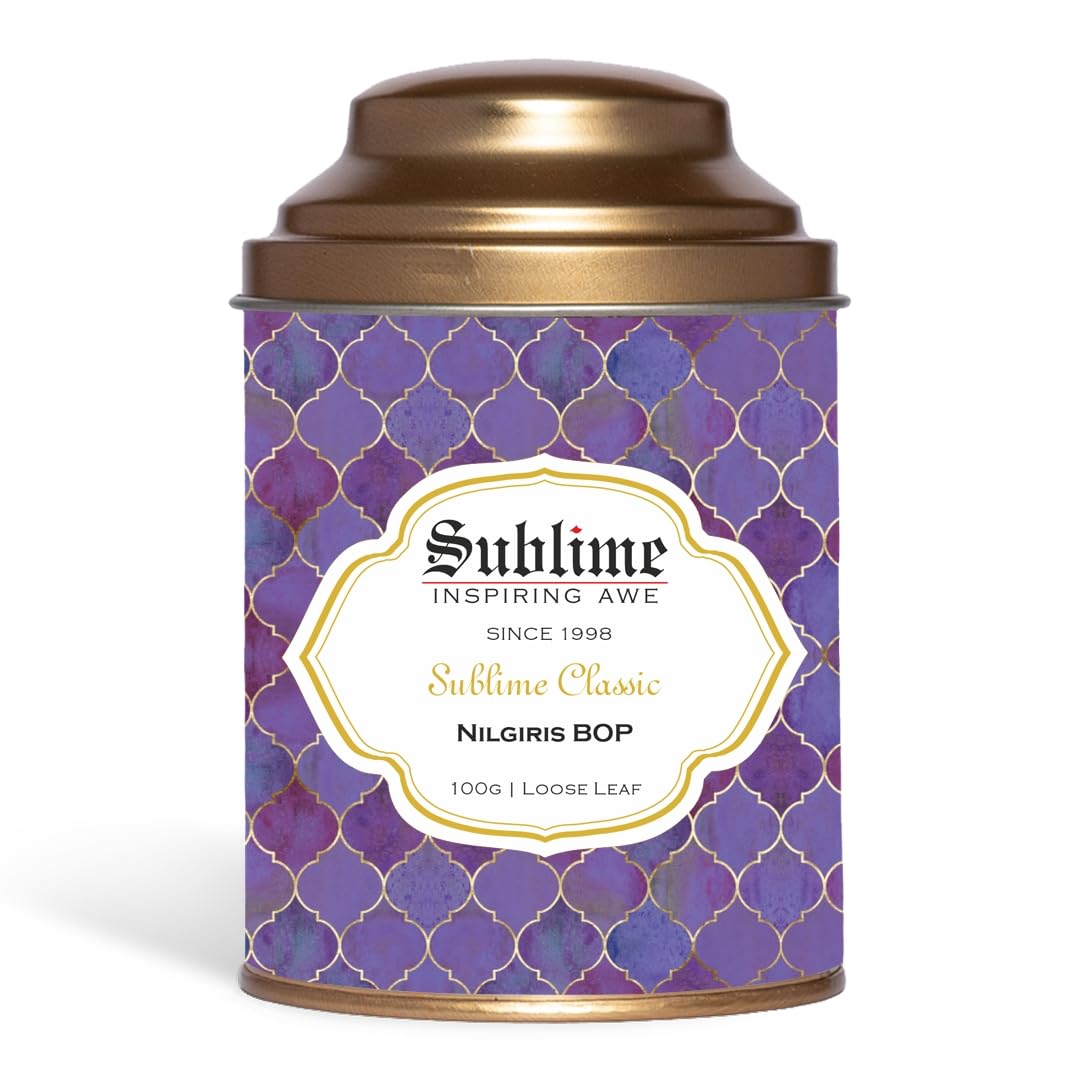 Sublime Nilgiris BOP Loose Leaf Premium Tea - 100g, Pack of 1 | Boosts Immunity and Gut Health, Great For De-stress