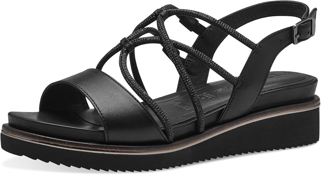 Tamaris Sandali con plateau - ivory comb/beige