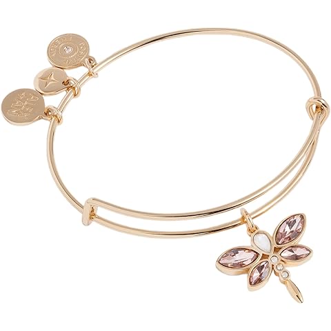 Alex and Ani Crystal Dragonfly Bangle