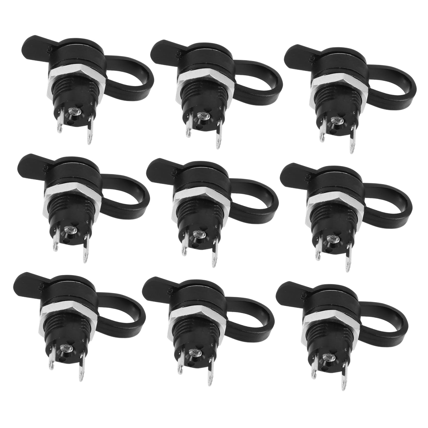 ARTIBETTER Sulated Dc Power Jacks Waterproof Caps 24 Pack 2.1mm/5.5mm Plastic for Electronic Devices