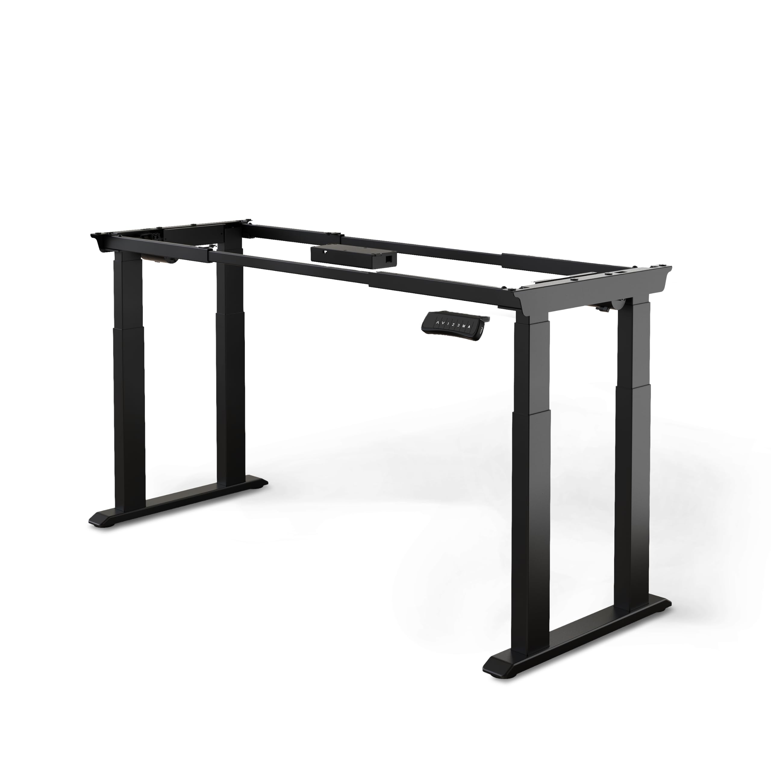 Bureau Assis Debout Réglable en Hauteur 67-132cm avec Support 200kg