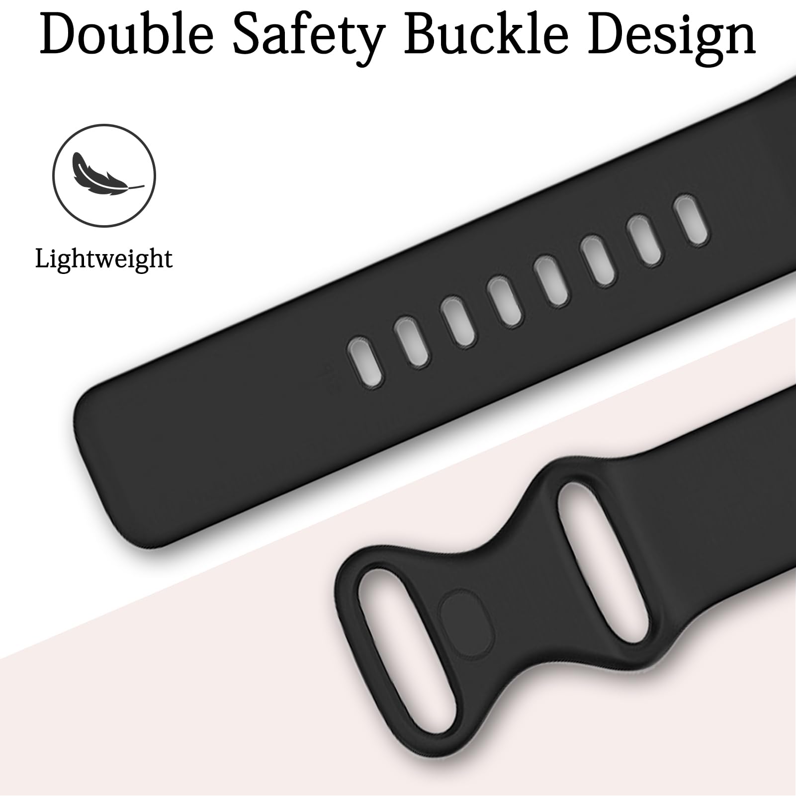 Cinturini Compatibile per Fitbit Charge 5 / Charge 6 Cinturino Donna Uomo Silicone Sport Regolabile Ricambio Braccialetto, Accessory Bracciale, S/L (nessun Tracker)