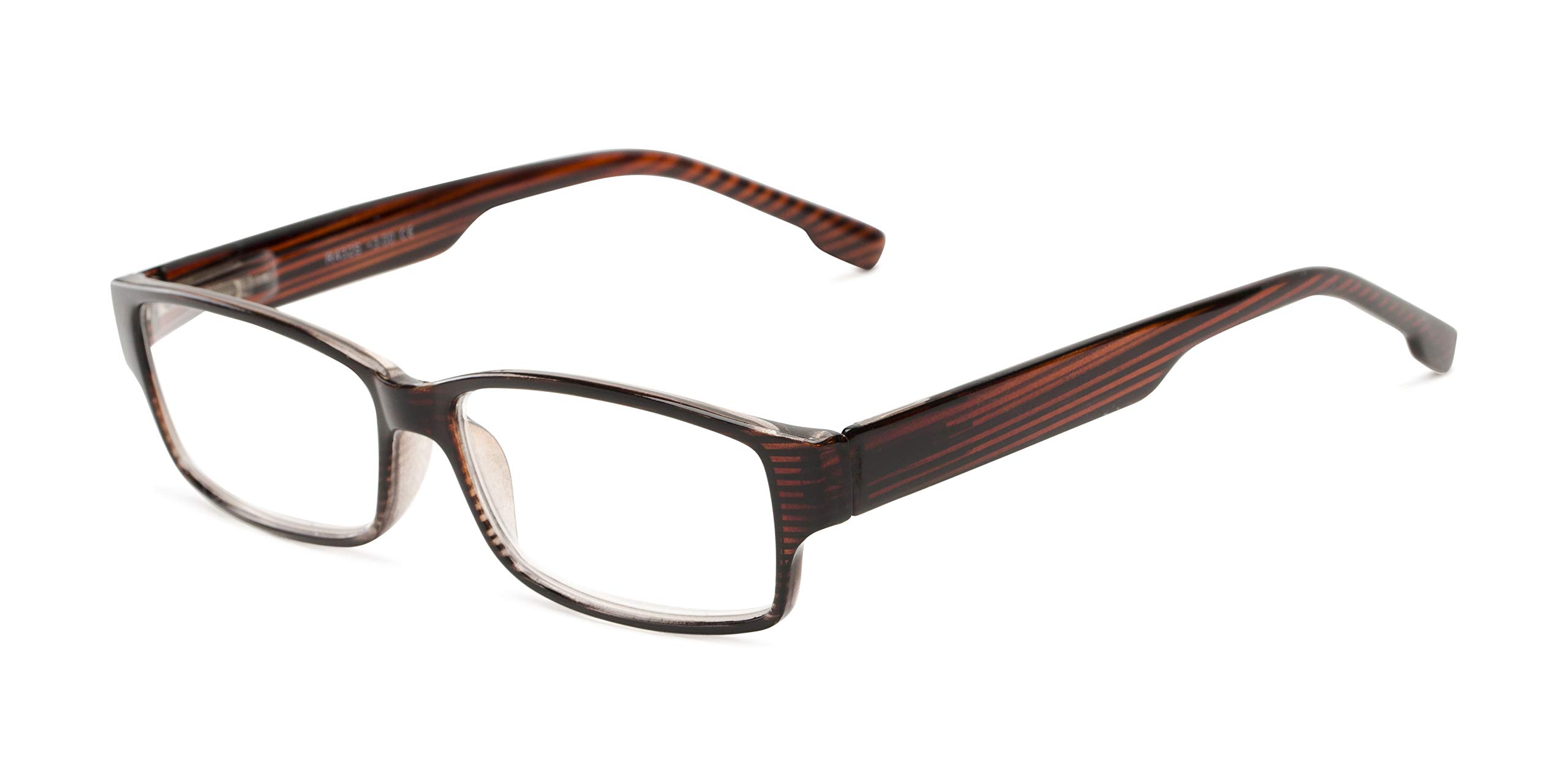 Readers.com Reading Glasses: The Magnus Reader, Plastic Rectangle Style for Men and Women