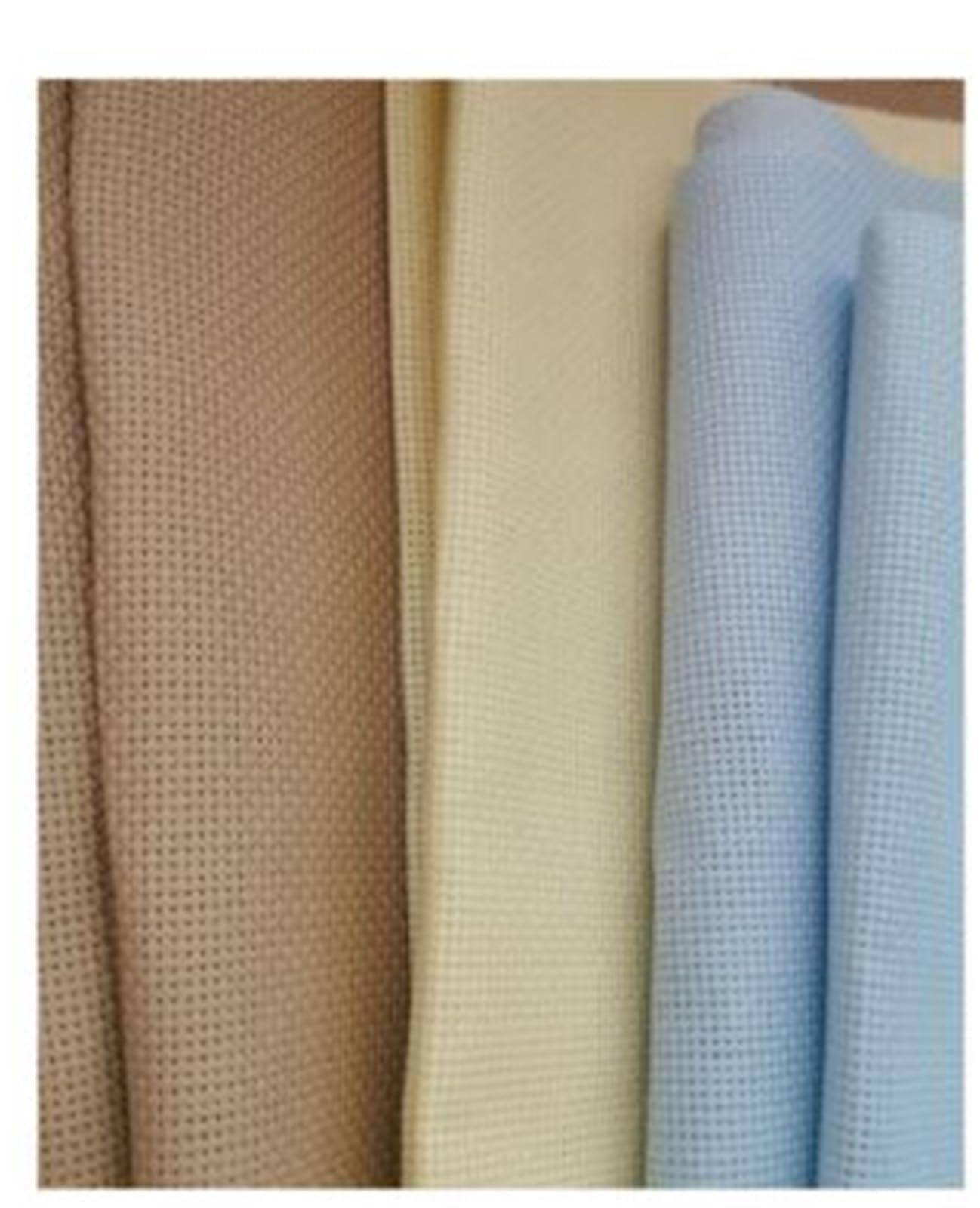 Tela de punto cruz 16CT, 18ct, 100-150CM, 11ct, 14ct, lienzo, rejilla pequeña, bordado costura artesanal, color blanco(Dark Khaki,11CT,100-100)