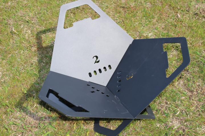 Amazon | CHANODUG OUTDOOR トライアングルファイヤースタンド