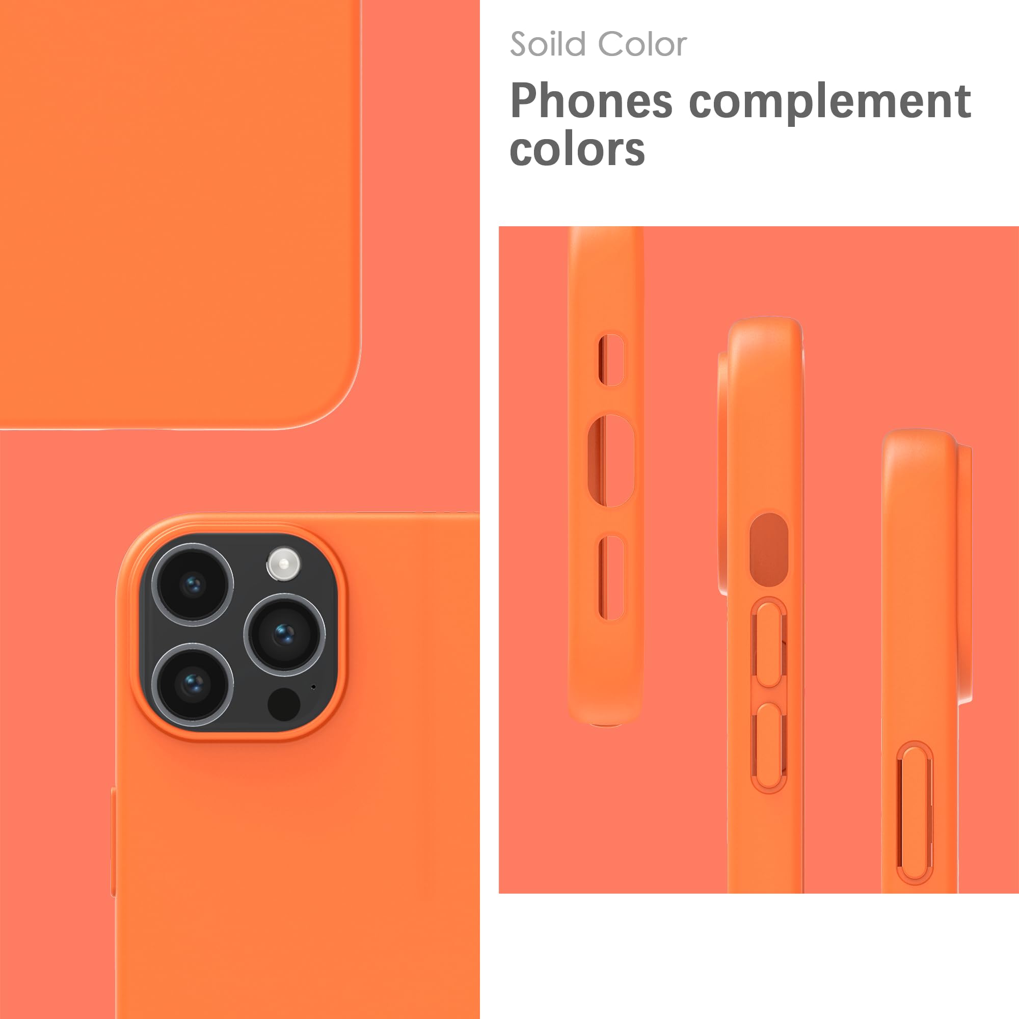 YATWIN Silicone Case for iPhone 13 Pro Max, Soft-Touch, Shockproof, DustProof - Image 3
