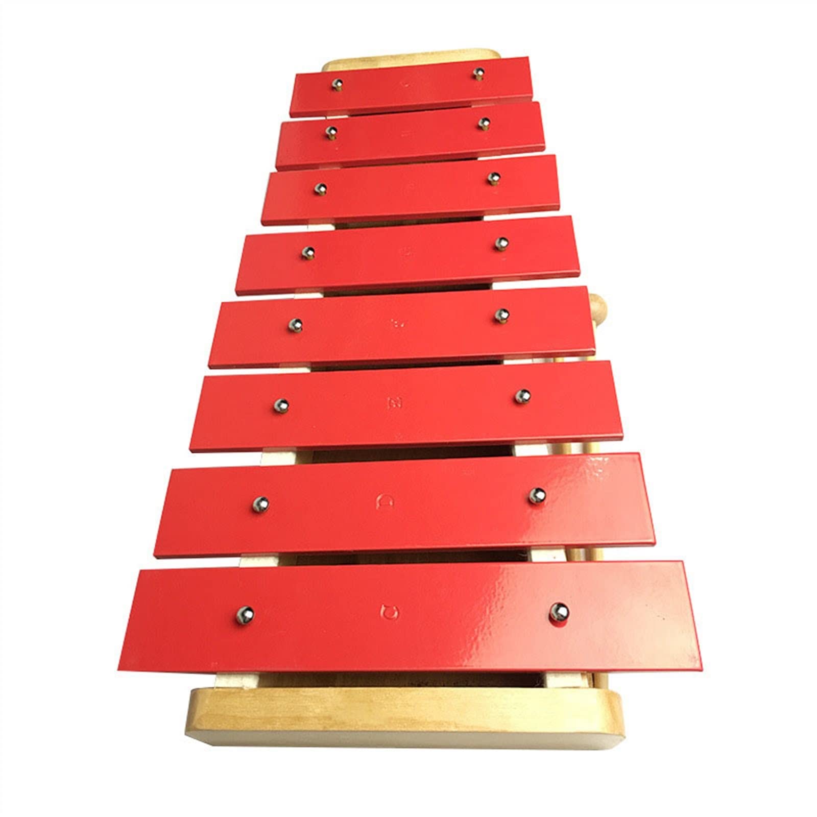 Percussão Musical Sussidi Didattici Per L'illuminazione Della Musica Per Pianoforte A 8 Toni Rossi Strumento A Percussione Per Pianoforte In Alluminio Con Piastra In Legno Xilofoni