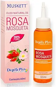 Óleo Rosa Mosqueta 100% Puro Clareia e Hidrata Regenerador Depile Plus Rubiginosa 60ml