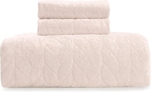 Miniatura 2 de Mellanni Juego de edredón de terciopelo de gran tamaño King, funda de cama con fundas de almohada, tecnología de acolchado ultrasónico, juego de