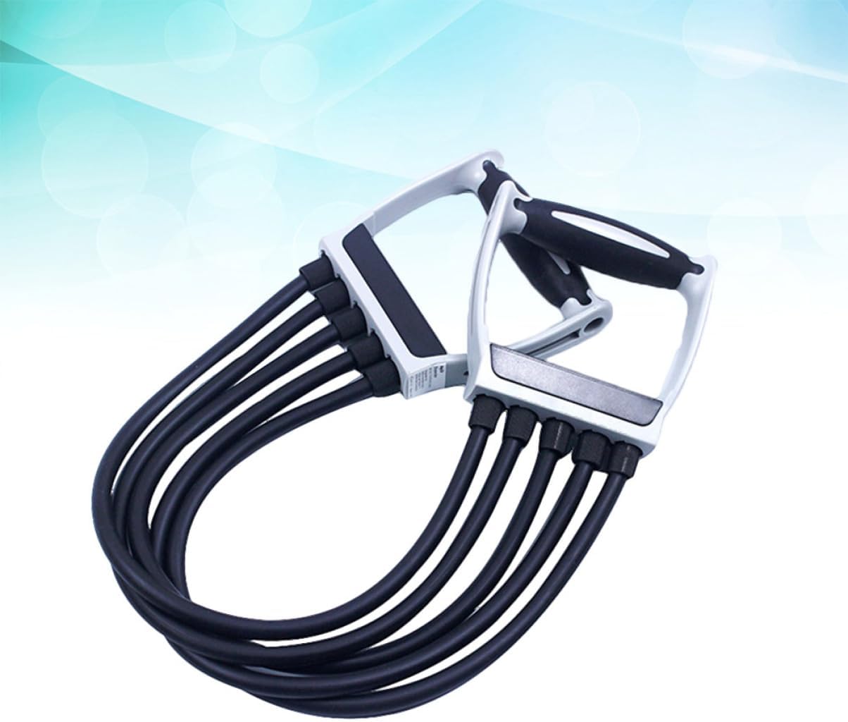 YARNOW Chest Expander Chest Pull Exerciser Latissimus Dorsi Exercise Shoulder Workout Equipment Arm Pulling Resistant Band Muscle Training Equipments Dual Purpose Resistance Band Trainer, 76*13cm