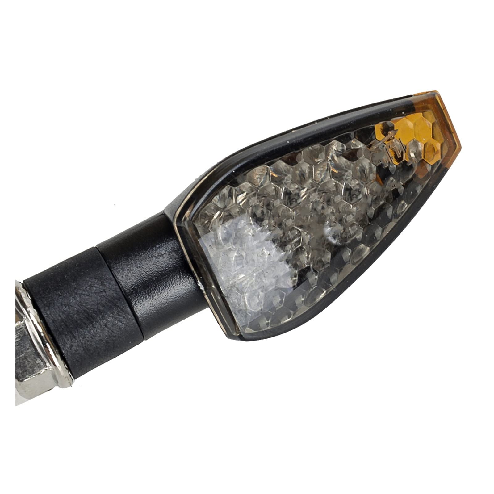 Oświetlenie tablicy rejestracyjnej 4 Szt. 12V Uniwersalny Motocykl Lewego Prawego Żółtego Wskaźnika LED Latarka Lampka Kierunkowskazu