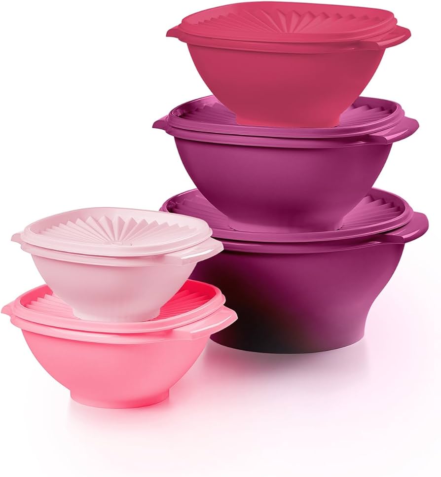 Tupperware コールドブレンダー ピンク NEW Tupperware Heritage Pink 1 Gallon Pitcher & 4 Tumbler Set With