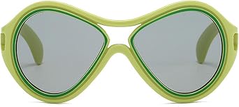 Y2k Punk Cat Eye Sunglasses Women Luxury Vintage Oval Sun Glasses For Ladies Retro Double Frame Eyewear Shades UV400