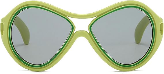 Y2k Punk Cat Eye Sunglasses Women Luxury Vintage Oval Sun Glasses For Ladies Retro Double Frame Eyewear Shades UV400