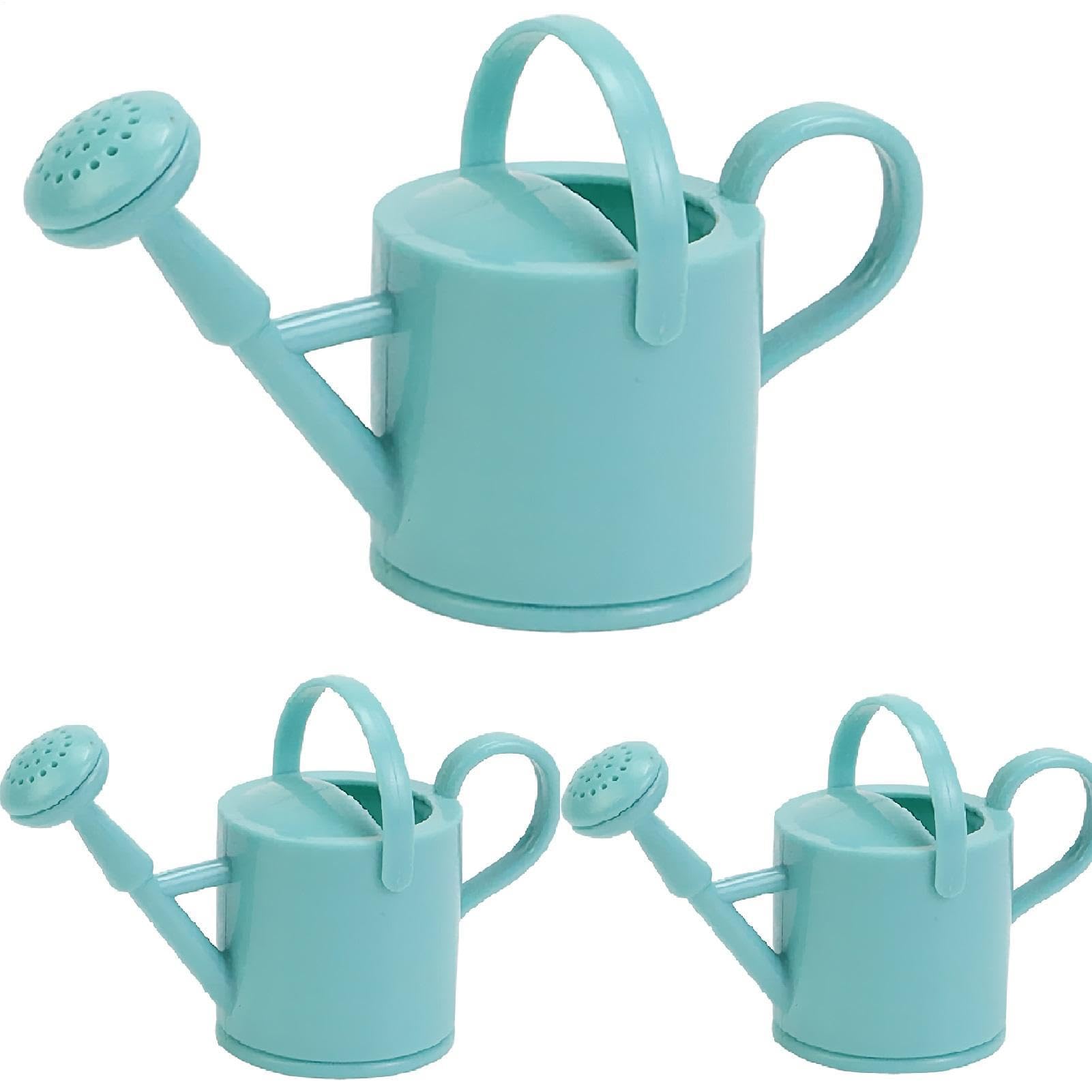 Regaderas Infantil, 3 Colores Juguetes Baño Bebés Rotación 360°, Divertida Mini Watering Can para Plantas Interior, Watering Can Mango Ergonómico Juguetes Piscina Bebés, para Niñas & Niños