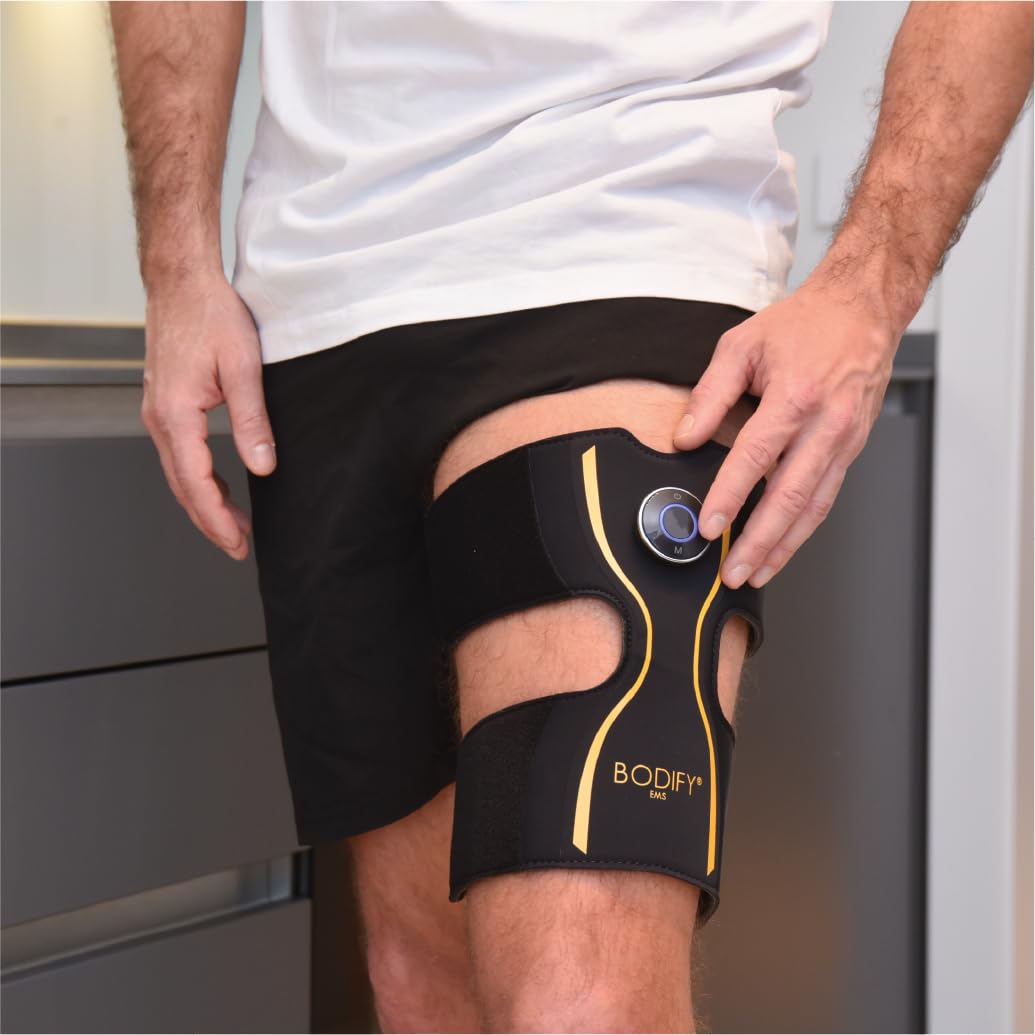 Bodify® EMS Leg Trainer PRO – Attivazione mirata della muscolatura delle Gambe! – Attivazione Muscolare – Allenamento EMS – Allenamento delle Gambe – per Uomini e Donne L'Originale