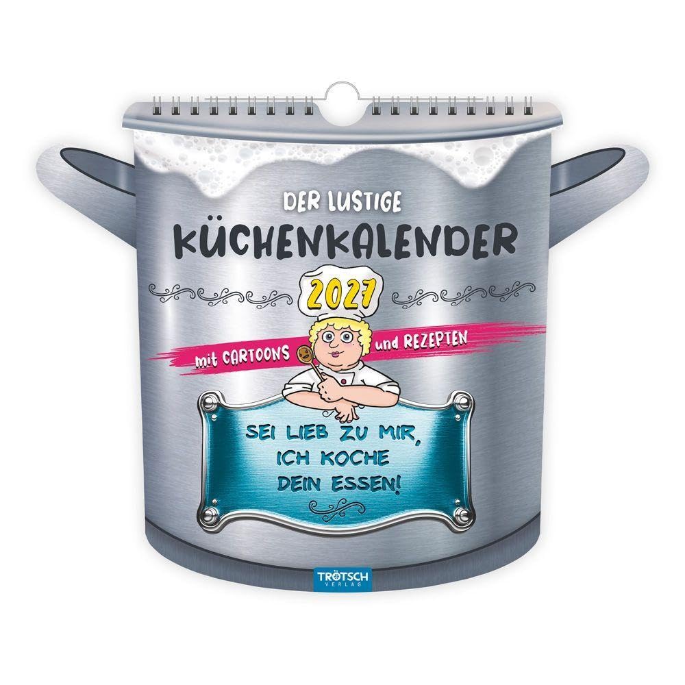 TRÖTSCH - Formkalender Der lustige Küchenkalender 2027: Formkalender Geschenkkalender Kalender für die Küche