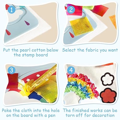 Miniatura 3 de Fabric Art Frenzy - Kit de manualidades de papel para niñas de 3 a 8 años, 2023, nuevo disfraz de princesa con pintura de acuarela, rompecabezas