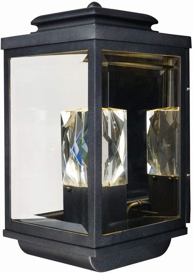 Maxim Mandeville-Outdoor Wall Lantern-9 Inches Wide by 18 inches high