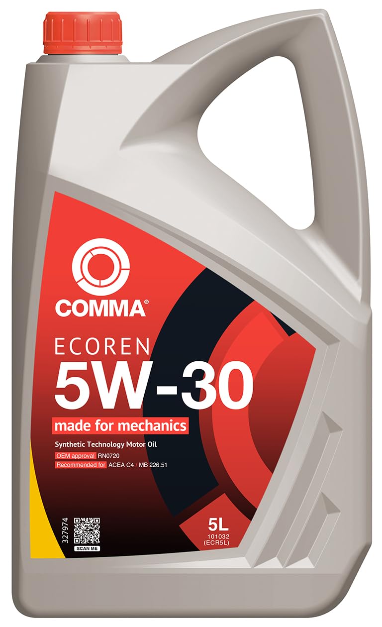 X2 Comma Ecoren 5W-30 Fully Synthetic Engine Motor Oil For Renault 5 Litre