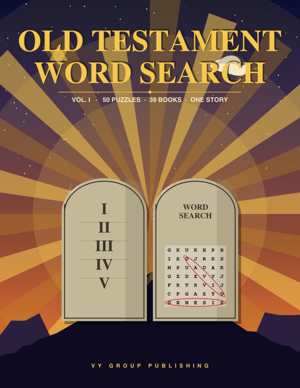 Old Testament Word Search: 50 Puzzles Through the 39 Books of the Hebrew Bible (Vy Group Word Search — Scripture)