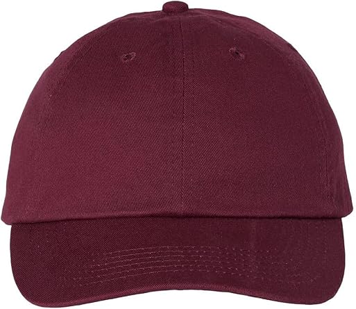 Adult Bio-Washed Classic Dad Hat - VC300A - Adjustable - Maroon