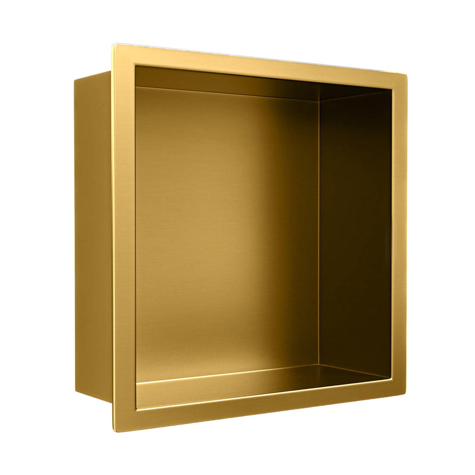Niche de douche acier inoxydable évite l'encombrement étagère encastrée carrée dorée anti-rouille