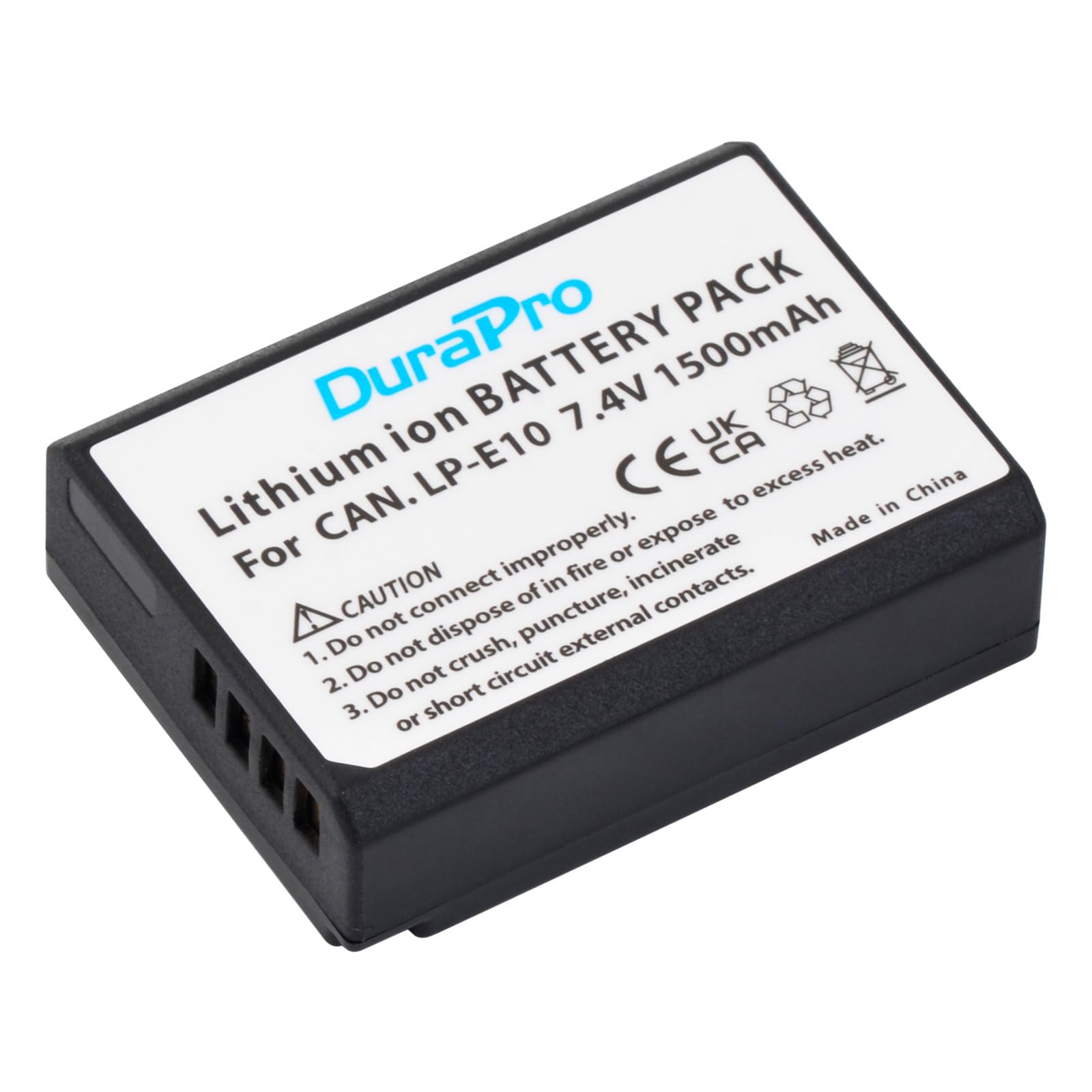 CS-LPE10 Akku 950mAh Kompatibel Mit Canon EOS 1100D, 1200D, 1300D, Rebel T3/T5/T6