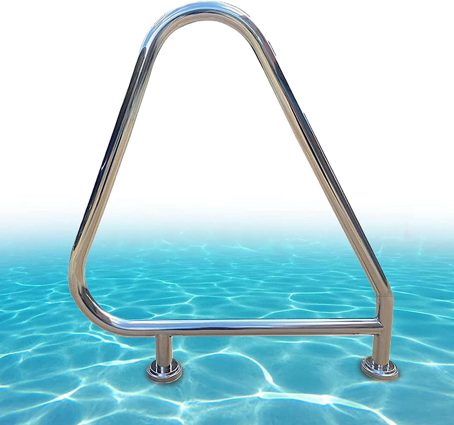 Pool Handrail Handle Grab Rails Swimming Pool Rail Pool Railing Pool Rails for Inground Pool Entry,260Lbs Load Capacity Swimming Pool Handrail,Easy Mount Hand Grab Rail (Color : 81x90cm)
