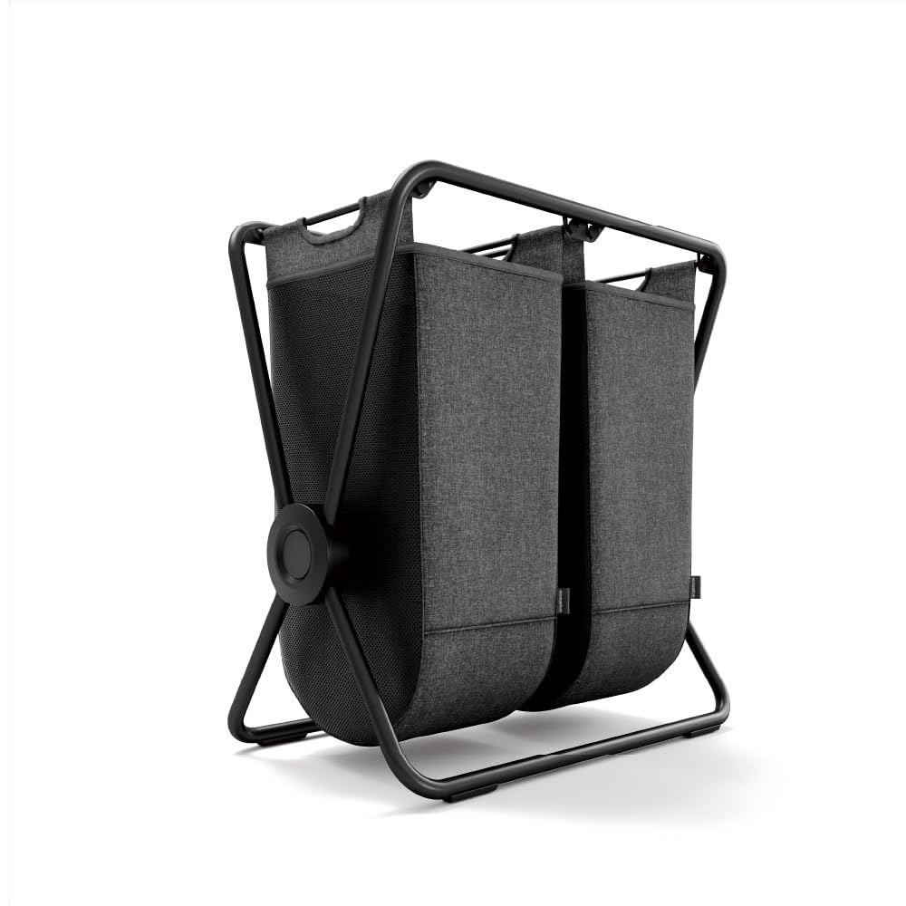 Amazon.com: simplehuman X-Frame Hamper, Double Compartment Laundry