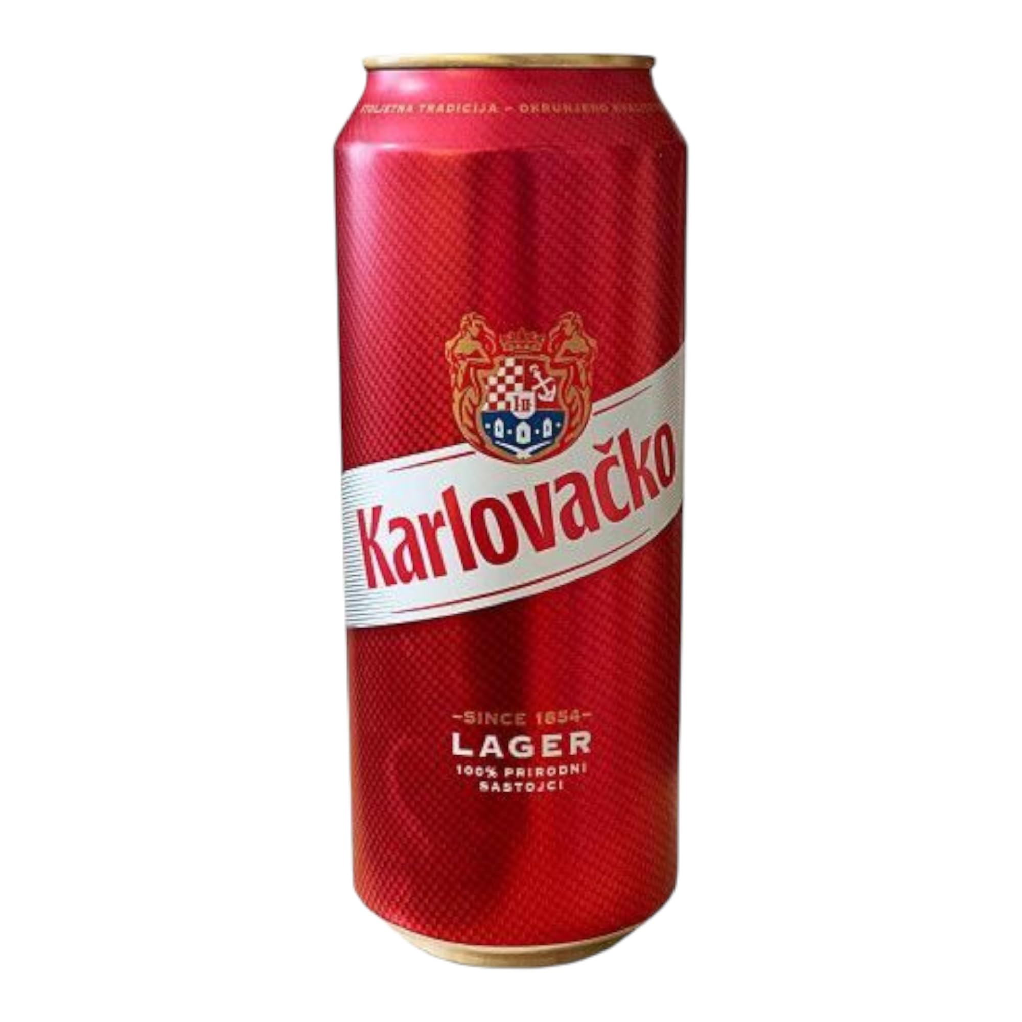 Karlovacko Bier 24 x 0,5L Dose – Kroatisches Lagerbier – Import – Haus der Biere Berlin Bierdeckel Edition – Premium Bier
