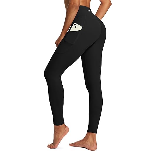 IUGA High Waist Yoga Pants with Pockets, Leggings for Women Tummy Control, Workout Leggings for Women 4 Way Stretch