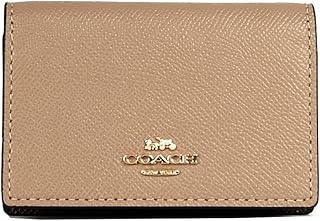 【コーチ巾着・ラッピング済み】 (コーチ) ギフトセット レディース 小物 カードケース 名刺入れ 87731 IMTAU(トープ) ベージュ [アウトレット]