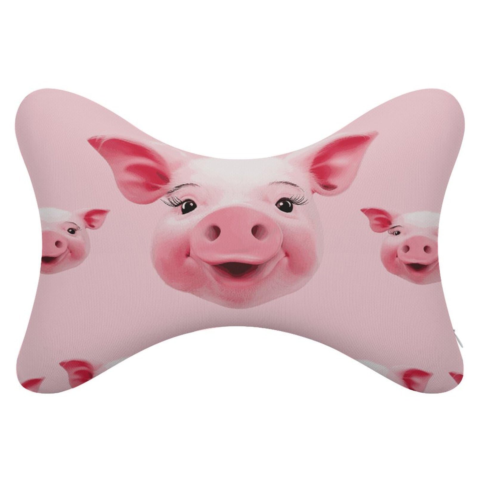 Adfgyerh Style Smiling (20) Pillow ，Memory Foam Pillow Core，Cushion,Provide Neck Support，Car Pillows For Travel Car Seats And Home Offices.