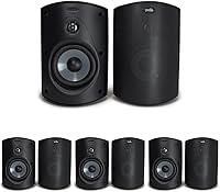 Vista 15 de Polk Audio Atrium 4 Altavoces para exteriores a prueba de condiciones climáticas con potentes graves (par, negro), durabilidad en cualquier clima