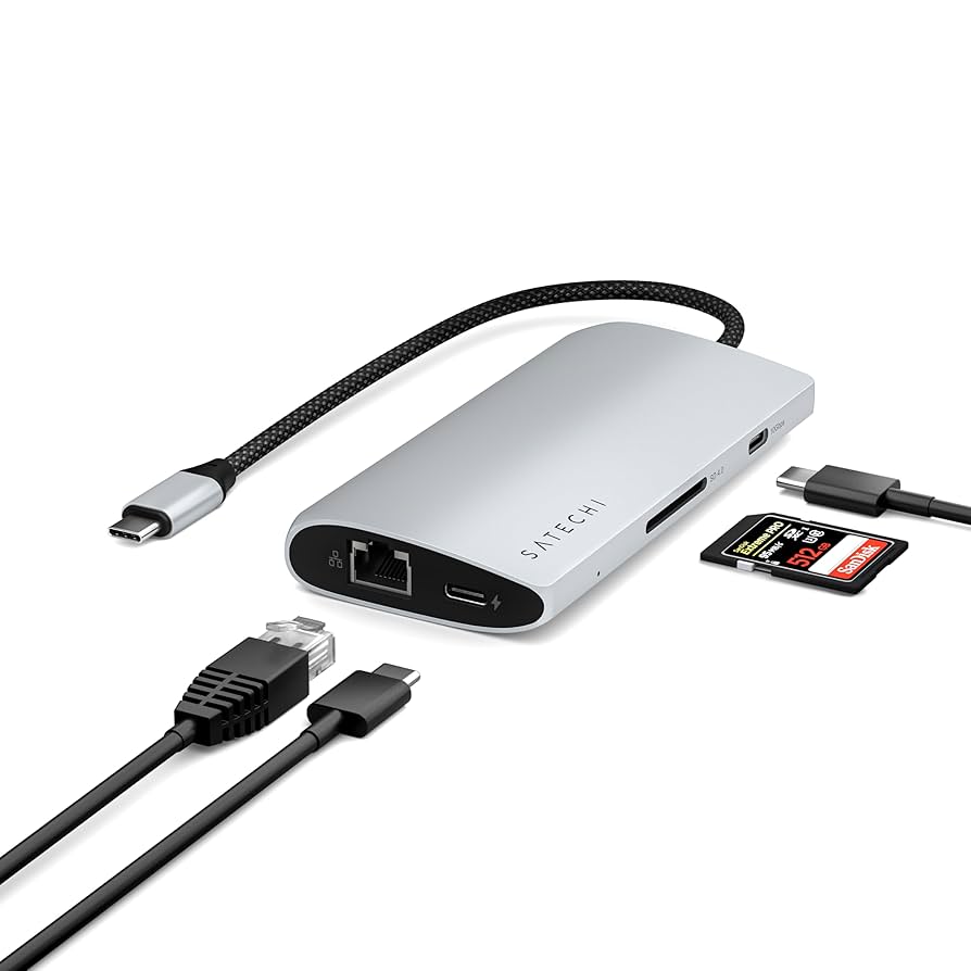 Satechi V3 マルチ USB-C ハブ 8-in-1 (スペースグレイ) Amazon.com: Satechi 8 in 1 USB C Hub Multiport Adapter V3