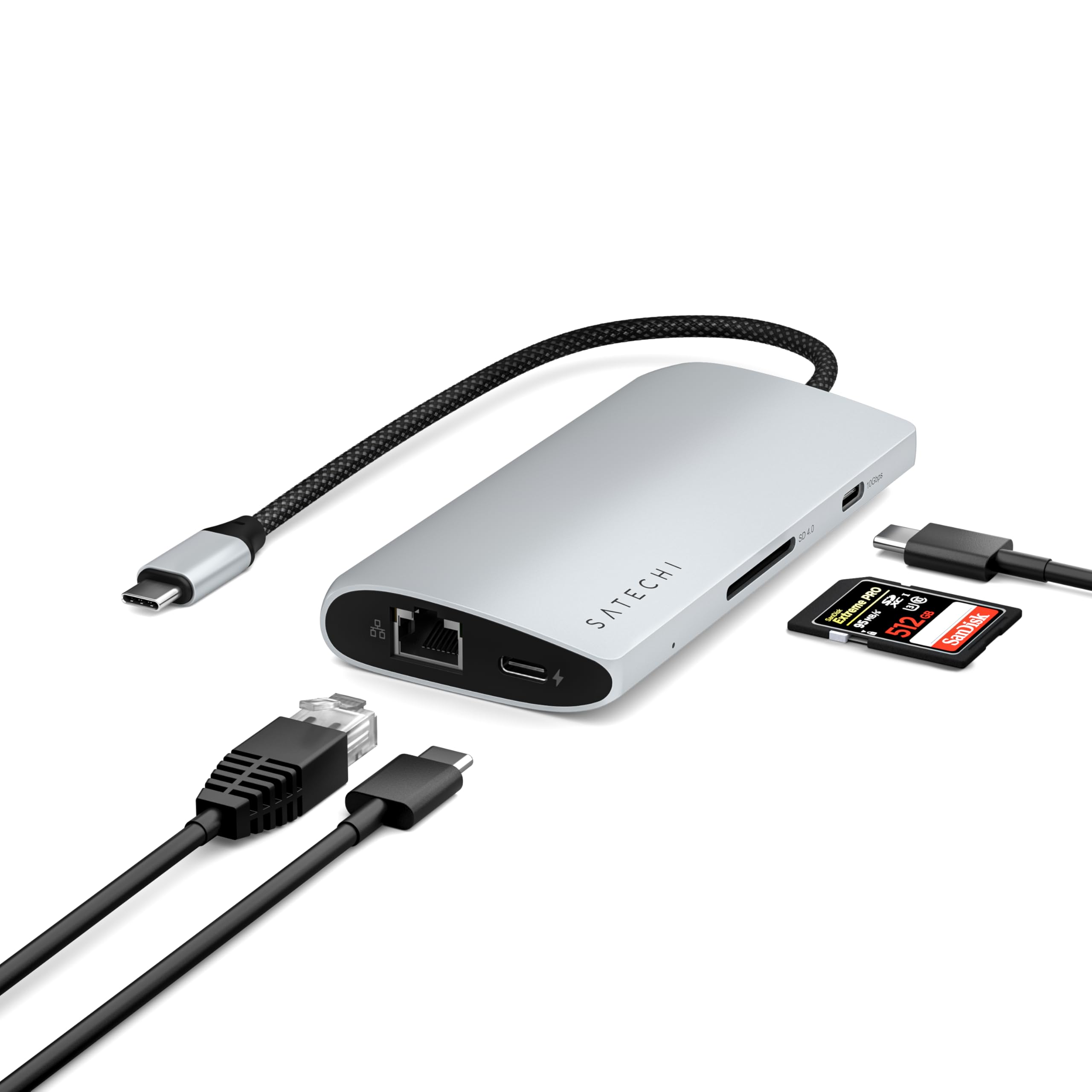 Amazon.com: Satechi 8 in 1 USB C Hub Multiport Adapter V3