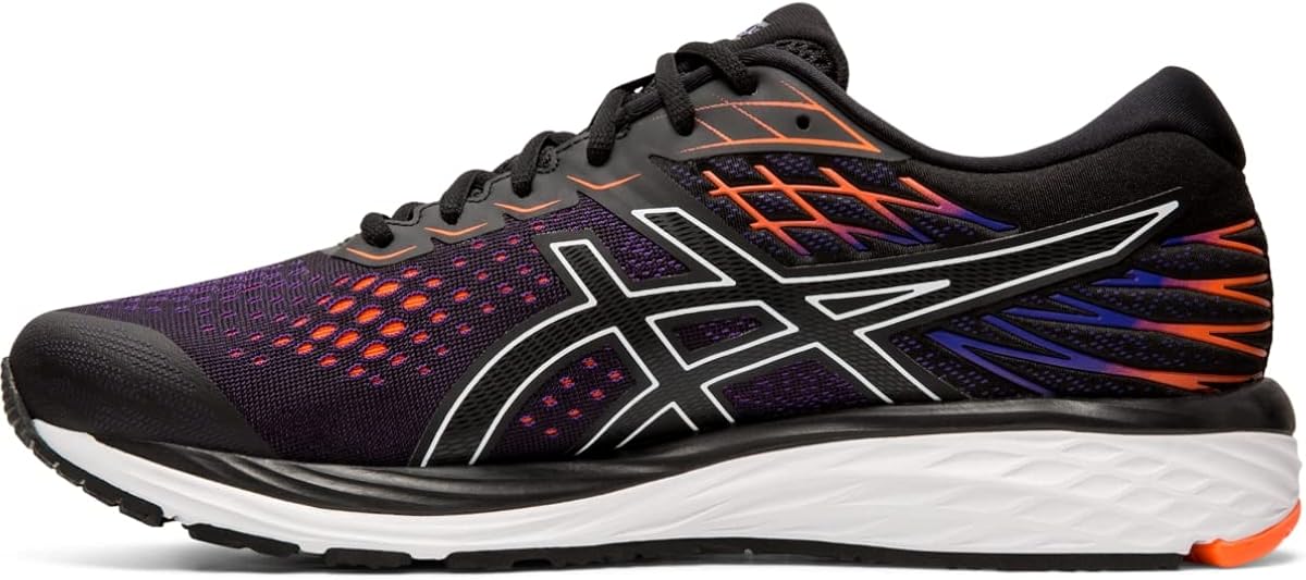 ASICS Men's Gel-Cumulus 21 Running Shoes 8 Black/Flash Coral