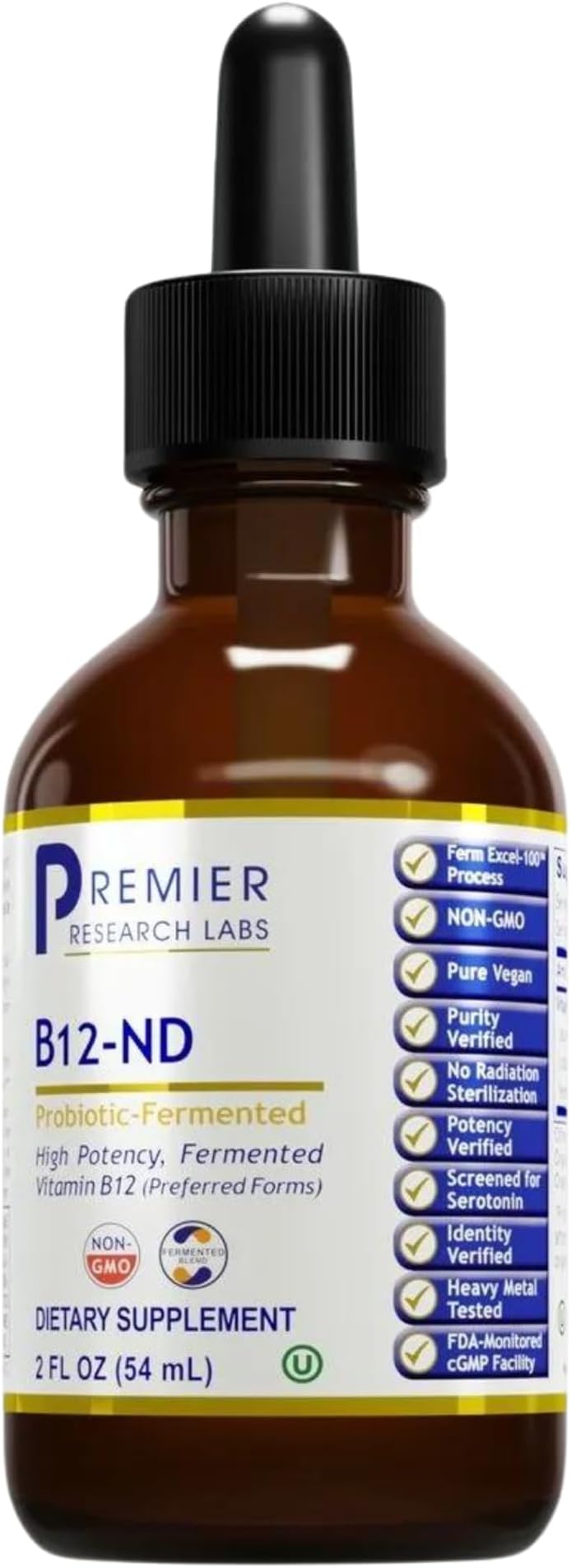 B12-ND™ 2 fl oz Dietary Supplement, High Potency, Fermented Vitamin B12