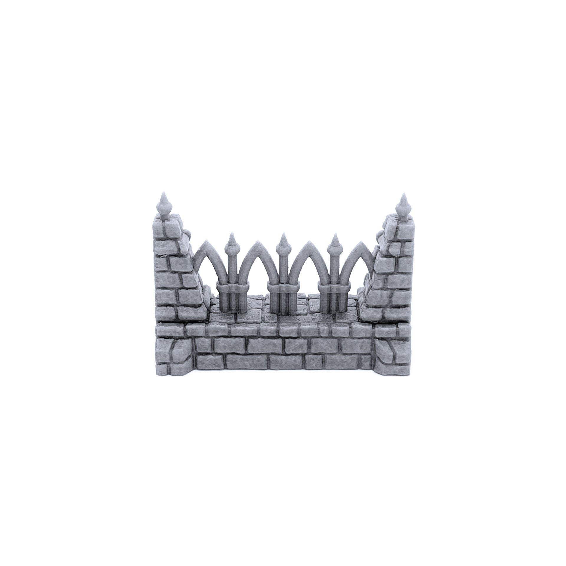 Terrain4Print, pacchetto di Cemetery 3D stampato RPG Scenery e Wargame Terrain per miniature da 28 mm