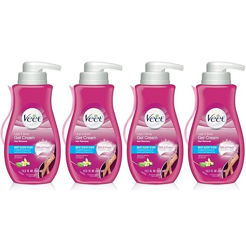 Miniatura 1 de Veet Gel Crema removedora de pelo fórmula sensible 135 oz paquete de 4